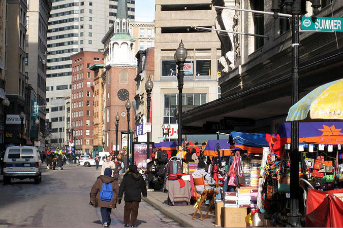 About Downtown Crossing The Corner Mall Winter And Summer Streets Downtown Crossing Boasts More Than 300 Independent Jewelers Over 200 Retailers Restaurants That Offer Everything From